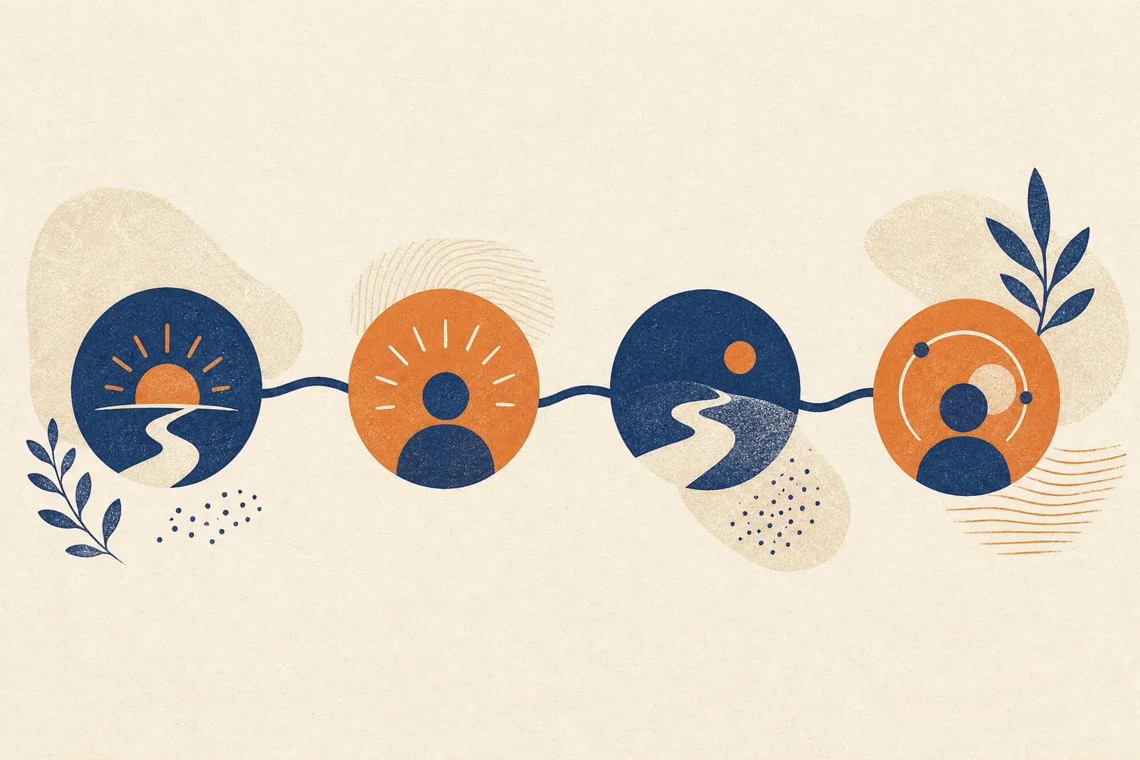 Subscriber-journey diagram — illustrative